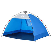 Tenda da Spiaggia 2Persone Azzurro Rilascio Rapido Impermeabile 4005296