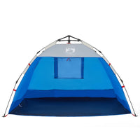 Tenda da Spiaggia 2Persone Azzurro Rilascio Rapido Impermeabile