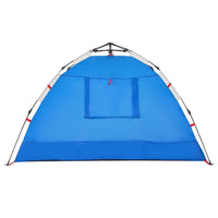 Tenda da Spiaggia 2Persone Azzurro Rilascio Rapido Impermeabile 4005296