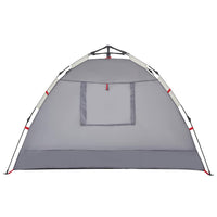 Tenda da Spiaggia 2 Persone Grigio Rilascio Rapido Impermeabile 4005298