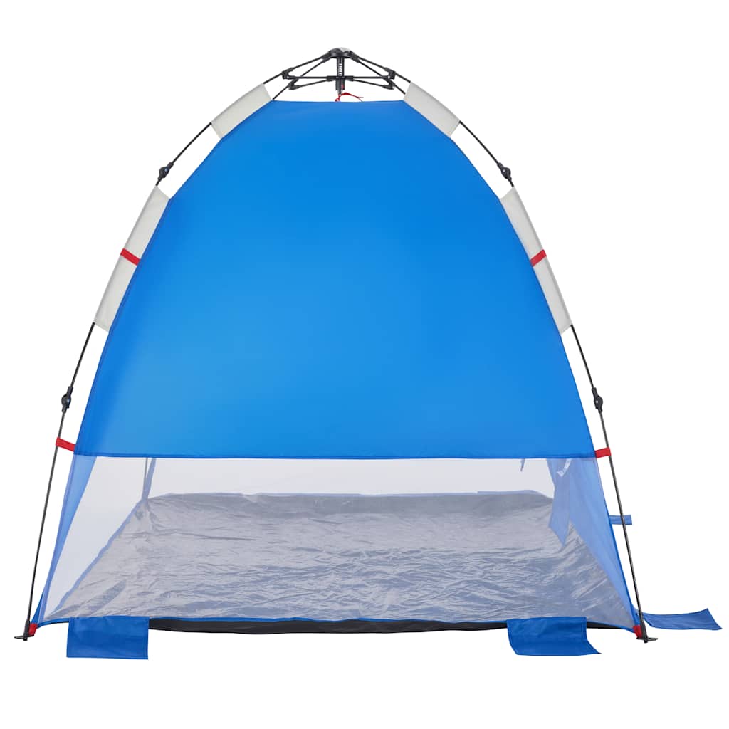 Tenda da Spiaggia 2Persone Azzurro Rilascio Rapido Impermeabile 4005299