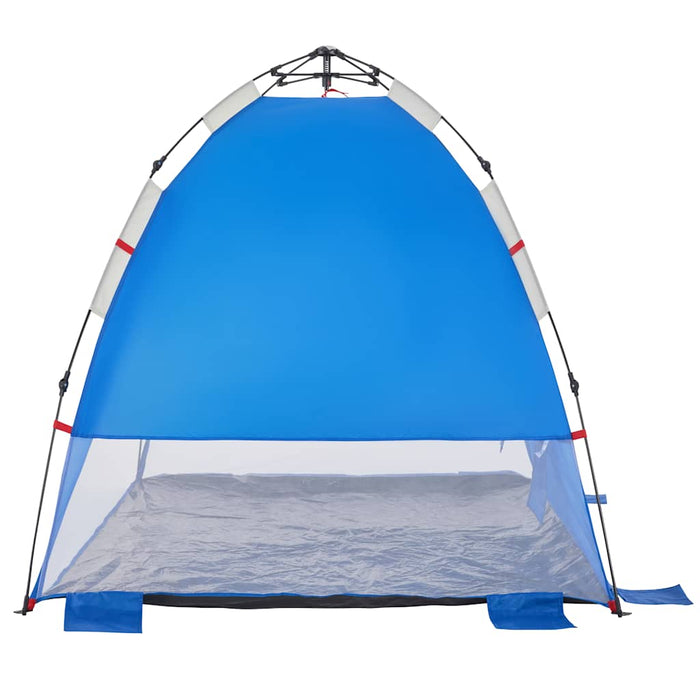 Tenda da Spiaggia 2Persone Azzurro Rilascio Rapido Impermeabile 4005299