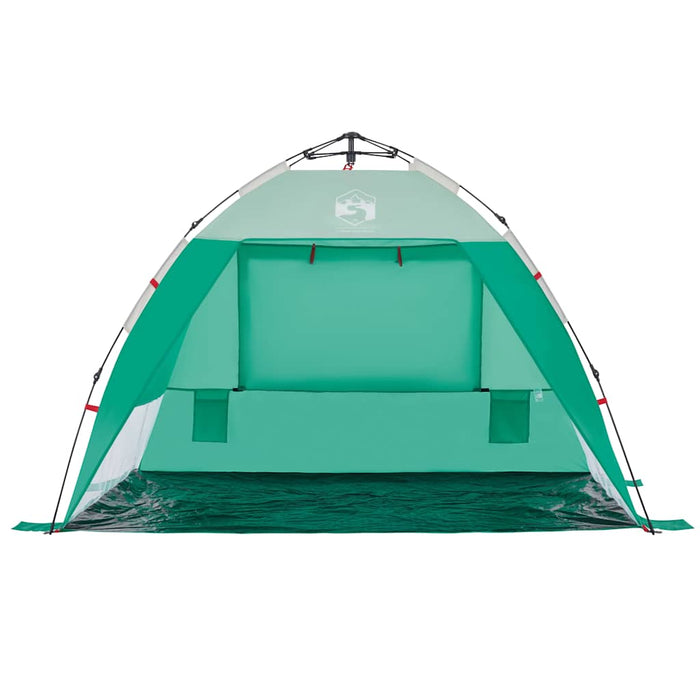 Tenda da Spiaggia 2 Persone Verde Rilascio Rapido Impermeabile 4005300
