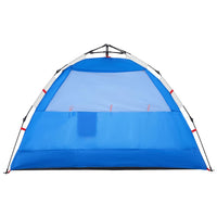 Tenda da Spiaggia 2Persone Azzurro Rilascio Rapido Impermeabile 4005302