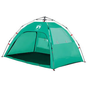 Tenda da Spiaggia 2 Persone Verde Rilascio Rapido Impermeabile 4005303