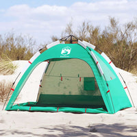 Tenda da Spiaggia 2 Persone Verde Rilascio Rapido Impermeabile 4005303