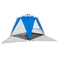 Tenda da Spiaggia 4Persone Azzurro Rilascio Rapido Impermeabile 4005305