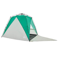 Tenda da Spiaggia 4 Persone Verde Rilascio Rapido Impermeabile 4005306