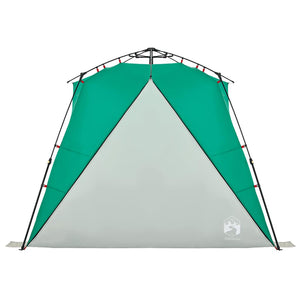 Tenda da Spiaggia 4 Persone Verde Rilascio Rapido Impermeabile 4005306