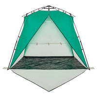 Tenda da Spiaggia 4 Persone Verde Rilascio Rapido Impermeabile 4005306