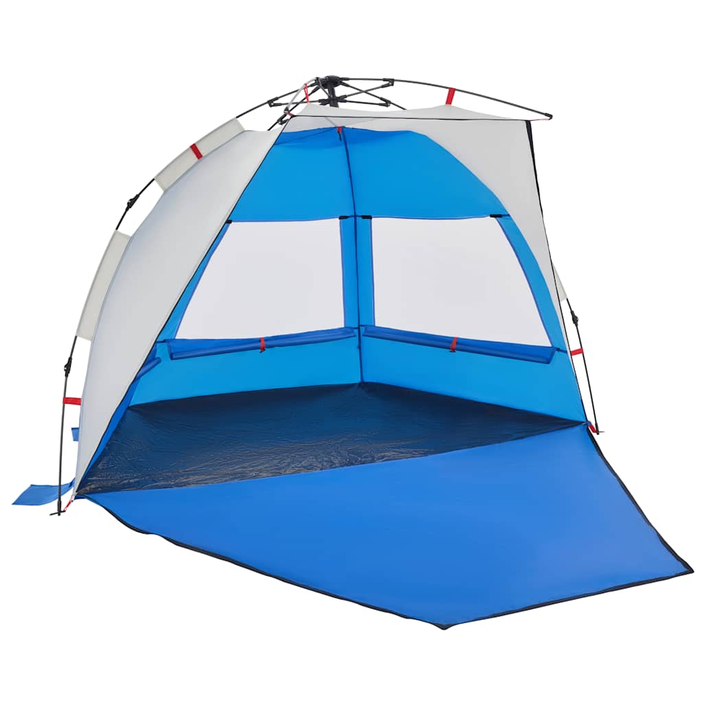 Tenda da Spiaggia 2Persone Azzurro Rilascio Rapido Impermeabile 4005308