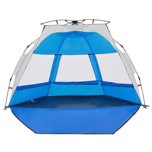 Tenda da Spiaggia 2Persone Azzurro Rilascio Rapido Impermeabile 4005308