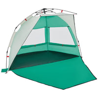 Tenda da Spiaggia 2 Persone Verde Rilascio Rapido Impermeabile 4005309