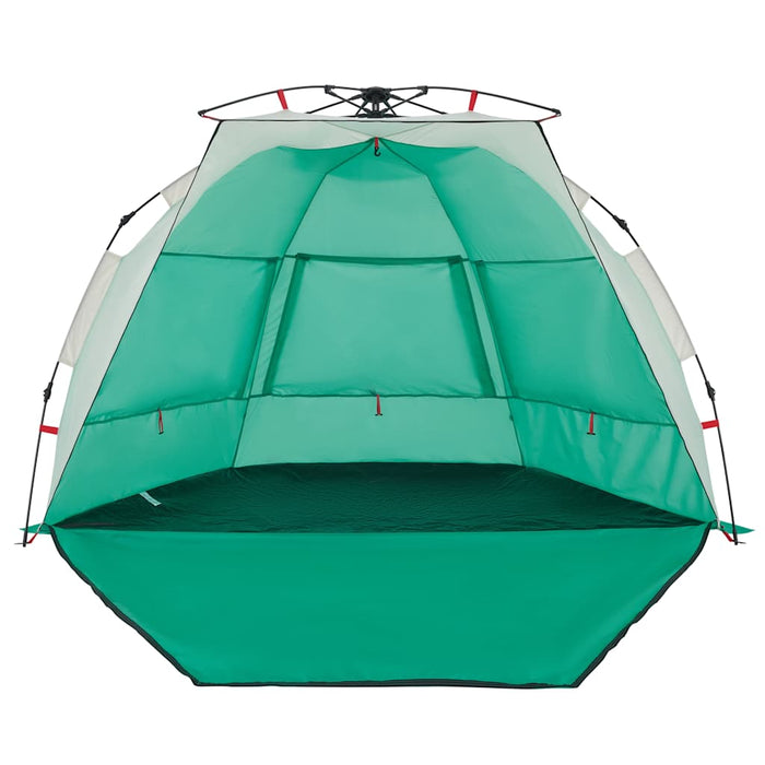 Tenda da Spiaggia 2 Persone Verde Rilascio Rapido Impermeabile 4005309