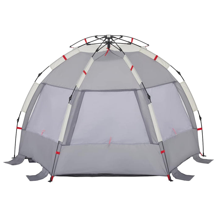 Tenda da Spiaggia 2 Persone Grigio Rilascio Rapido Impermeabile 4005310