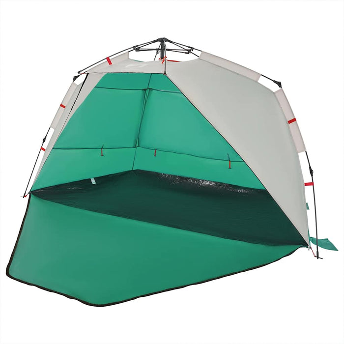 Tenda da Spiaggia 3 Persone Verde Rilascio Rapido Impermeabile 4005312