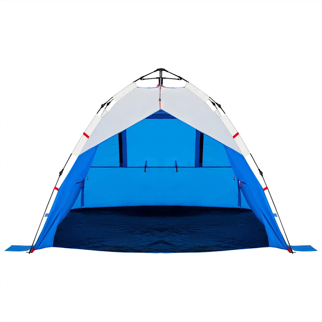 Tenda da Spiaggia 3Persone Azzurro Rilascio Rapido Impermeabile 4005314