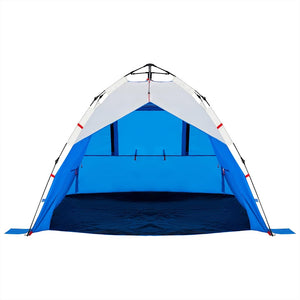 Tenda da Spiaggia 3Persone Azzurro Rilascio Rapido Impermeabile 4005314