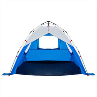 Tenda da Spiaggia 3Persone Azzurro Rilascio Rapido Impermeabile 4005314