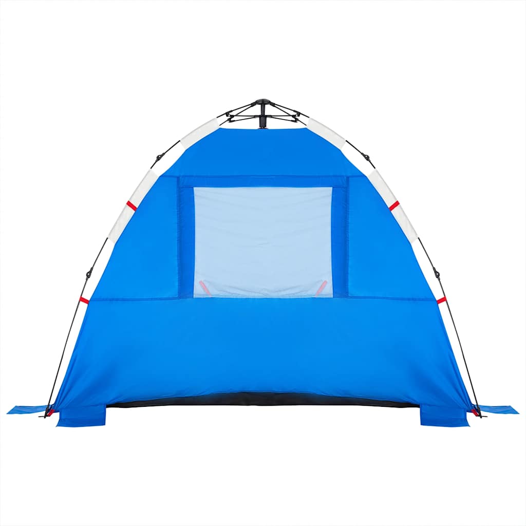 Tenda da Spiaggia 3Persone Azzurro Rilascio Rapido Impermeabile 4005314