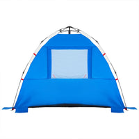 Tenda da Spiaggia 3Persone Azzurro Rilascio Rapido Impermeabile 4005314