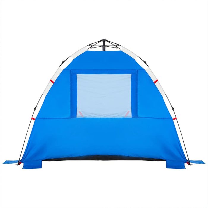 Tenda da Spiaggia 3Persone Azzurro Rilascio Rapido Impermeabile 4005314