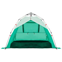 Tenda da Spiaggia 3 Persone Verde Rilascio Rapido Impermeabile 4005315