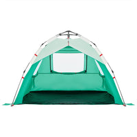 Tenda da Spiaggia 3 Persone Verde Rilascio Rapido Impermeabile 4005315