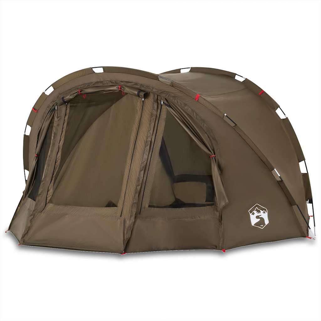 vidaXL Tenda da Pesca per 4 Persone Verde Oliva Impermeabile