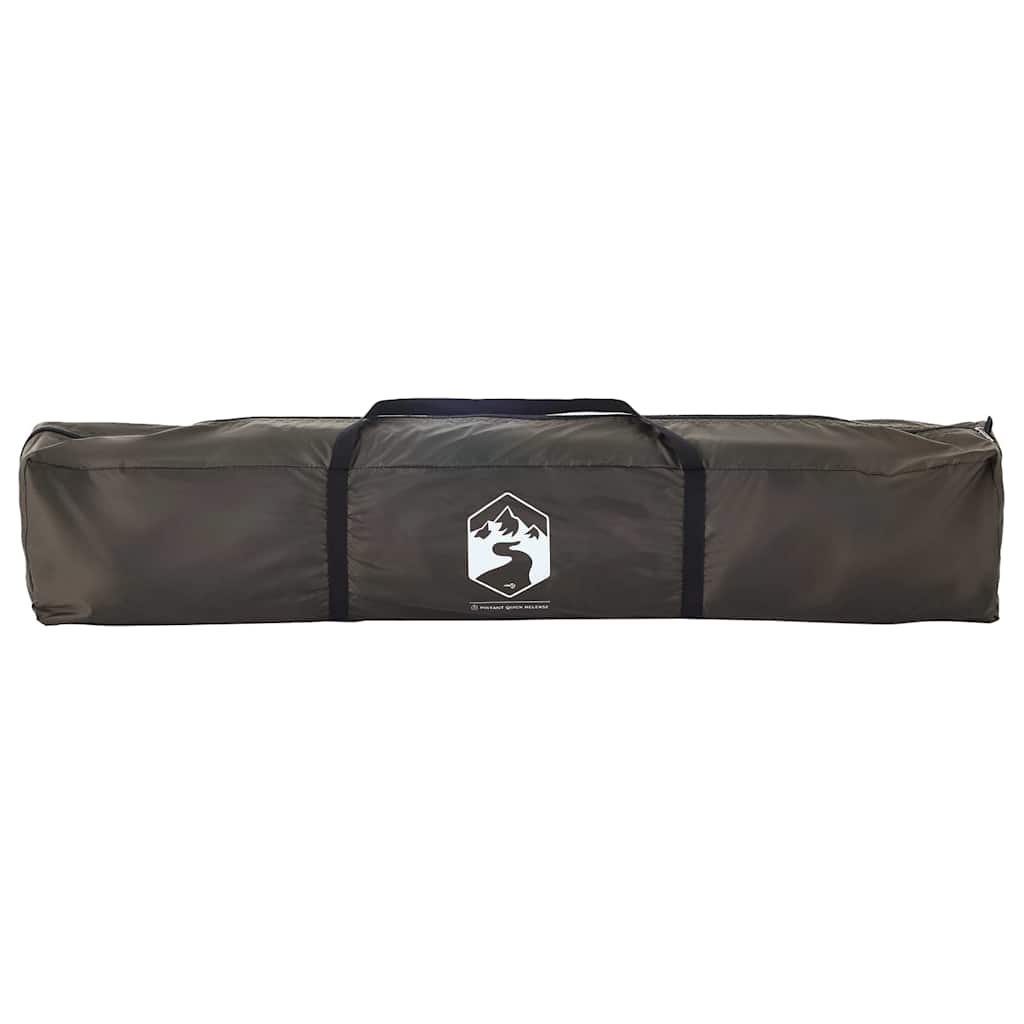 Tenda da Pesca 4 Persone Marrone a Rilascio Rapido