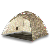 Tenda da Pesca 4 Persone Mimetica a Rilascio Rapido 4005325