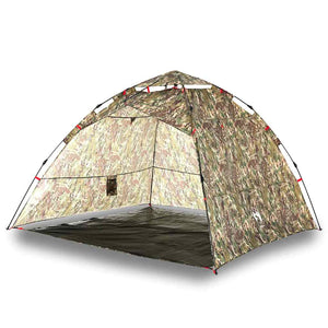 Tenda da Pesca 4 Persone Mimetica a Rilascio Rapido 4005325