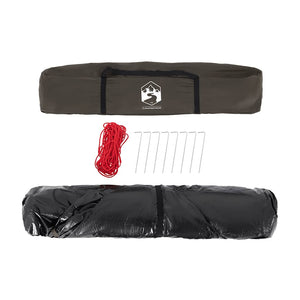 Tenda da Pesca 4 Persone Marrone a Rilascio Rapido