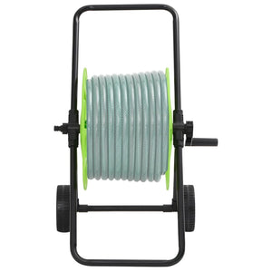 Carrello Avvolgitubo Verde Tubo Flessibile 60 m 1/2" in Acciaio 4006169