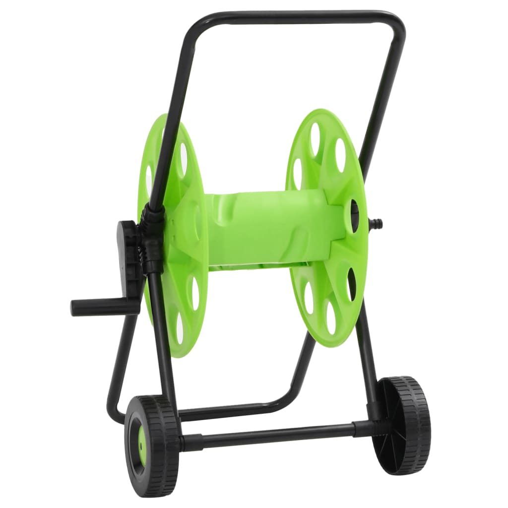 Carrello Avvolgitubo Verde Tubo Flessibile 60 m 1/2" in Acciaio 4006169