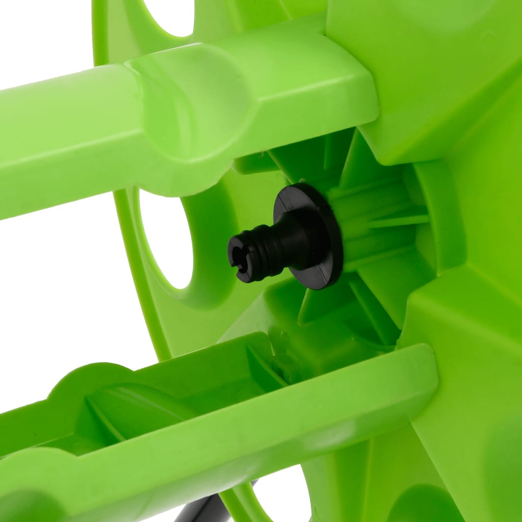 Carrello Avvolgitubo Verde Tubo Flessibile 60 m 1/2" in Acciaio 4006169