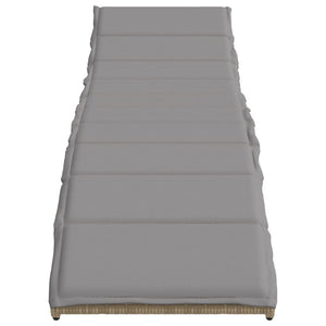 Lettini Prendisole 2 pz con Cuscini Beige in Polyrattan