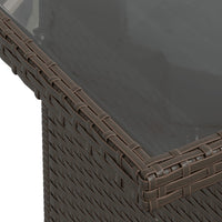 vidaXL Set Divano da Giardino 6 pz con Cuscini Marrone in Polyrattan