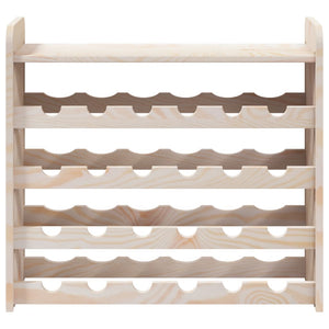 Portavini Pannello Superiore 67,5x25x60 cm Legno Massello Pino 4007558