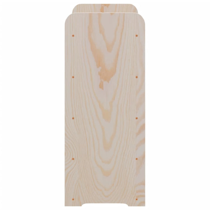 Portavini Pannello Superiore 67,5x25x60 cm Legno Massello Pino