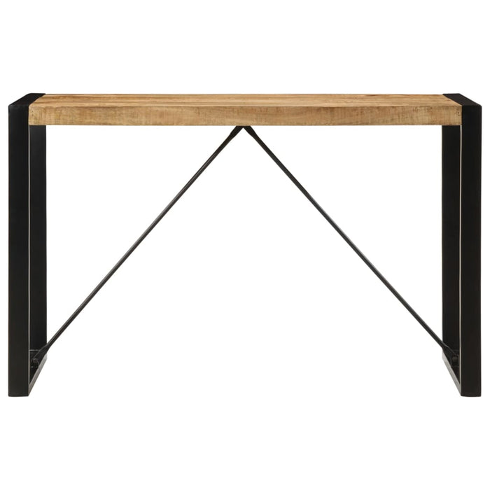 Tavolo da Pranzo 120x55x76 cm in Legno Massello di Mango Grezzo 4005811