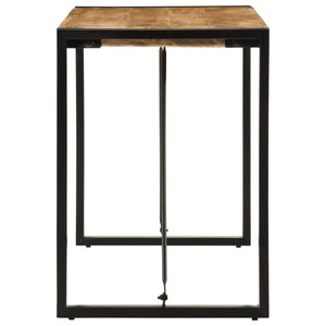 vidaXL Tavolo da Pranzo 120x55x76 cm in Legno Massello di Mango Grezzo