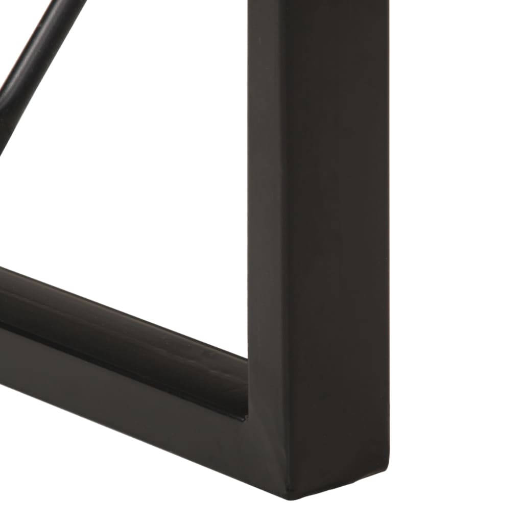 vidaXL Tavolo da Pranzo 120x55x76 cm in Legno Massello di Mango Grezzo