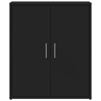 Credenze 2 pz Nere 60x31x70 cm in Legno Multistrato 3276540