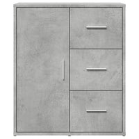 Credenze 2 pz Grigio Cemento 60x31x70 cm in Legno Multistrato 3276556