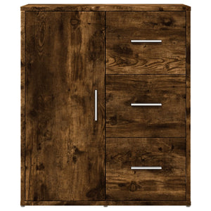 Credenze 2 pz Rovere Fumo 60x31x70 cm in Legno Multistrato 3276557