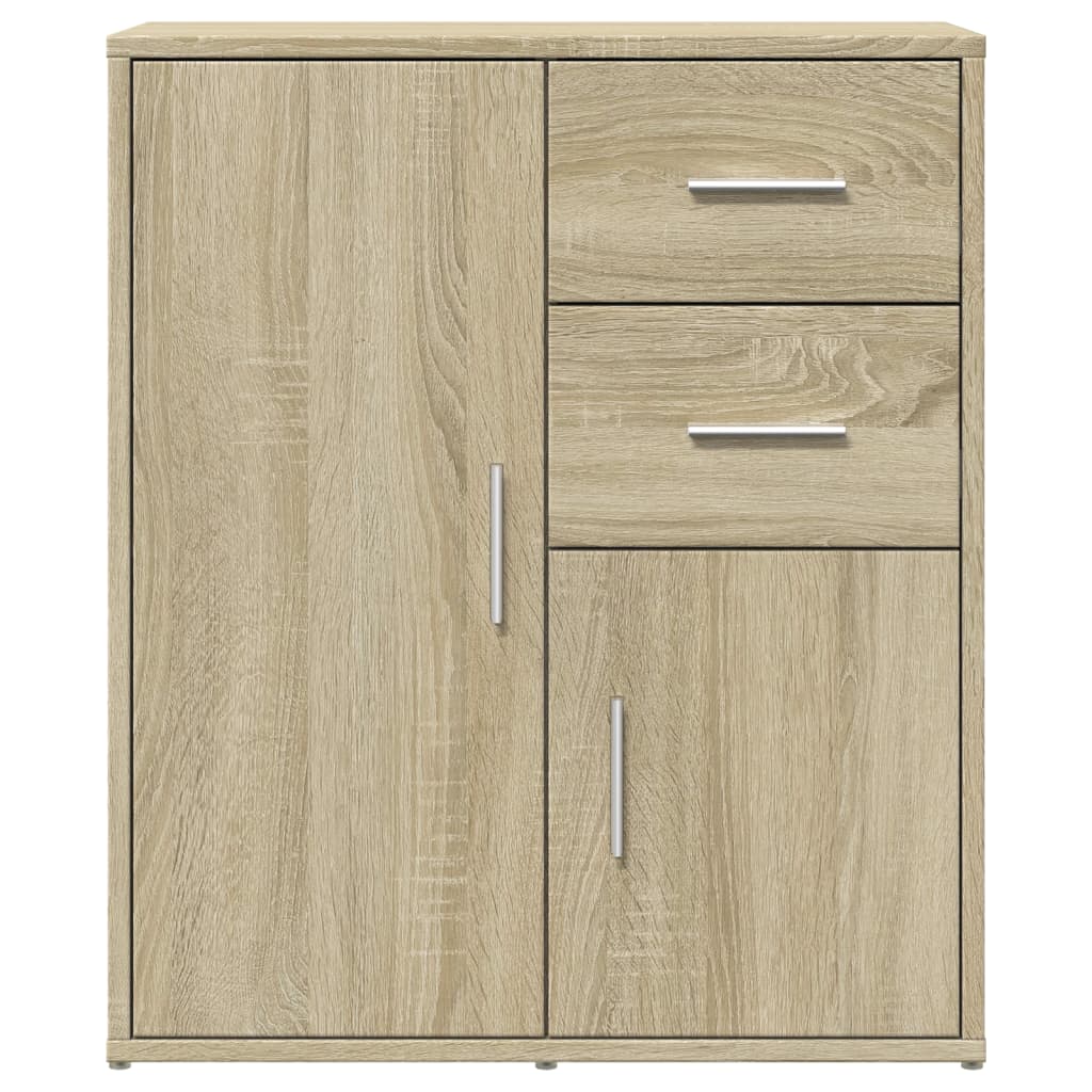 Credenze 2 pz Rovere Sonoma 60x31x70 cm in Legno Multistrato 3276562