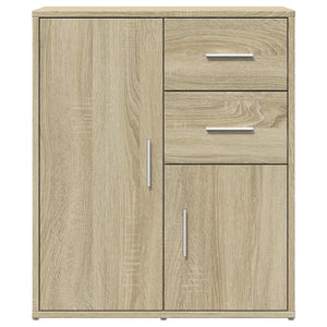 Credenze 2 pz Rovere Sonoma 60x31x70 cm in Legno Multistrato 3276562