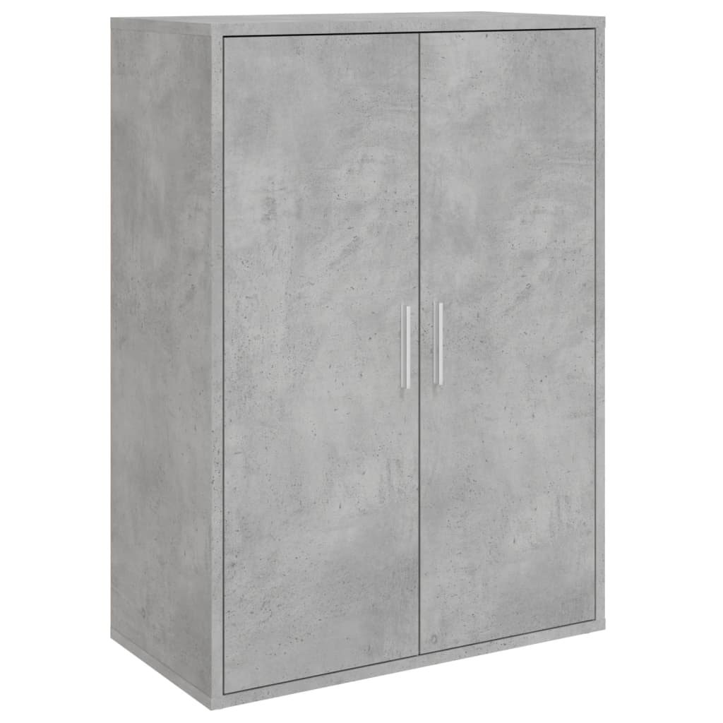 Credenze 2 pz Grigio Cemento 60x31x84 cm in Legno Multistrato 3276570