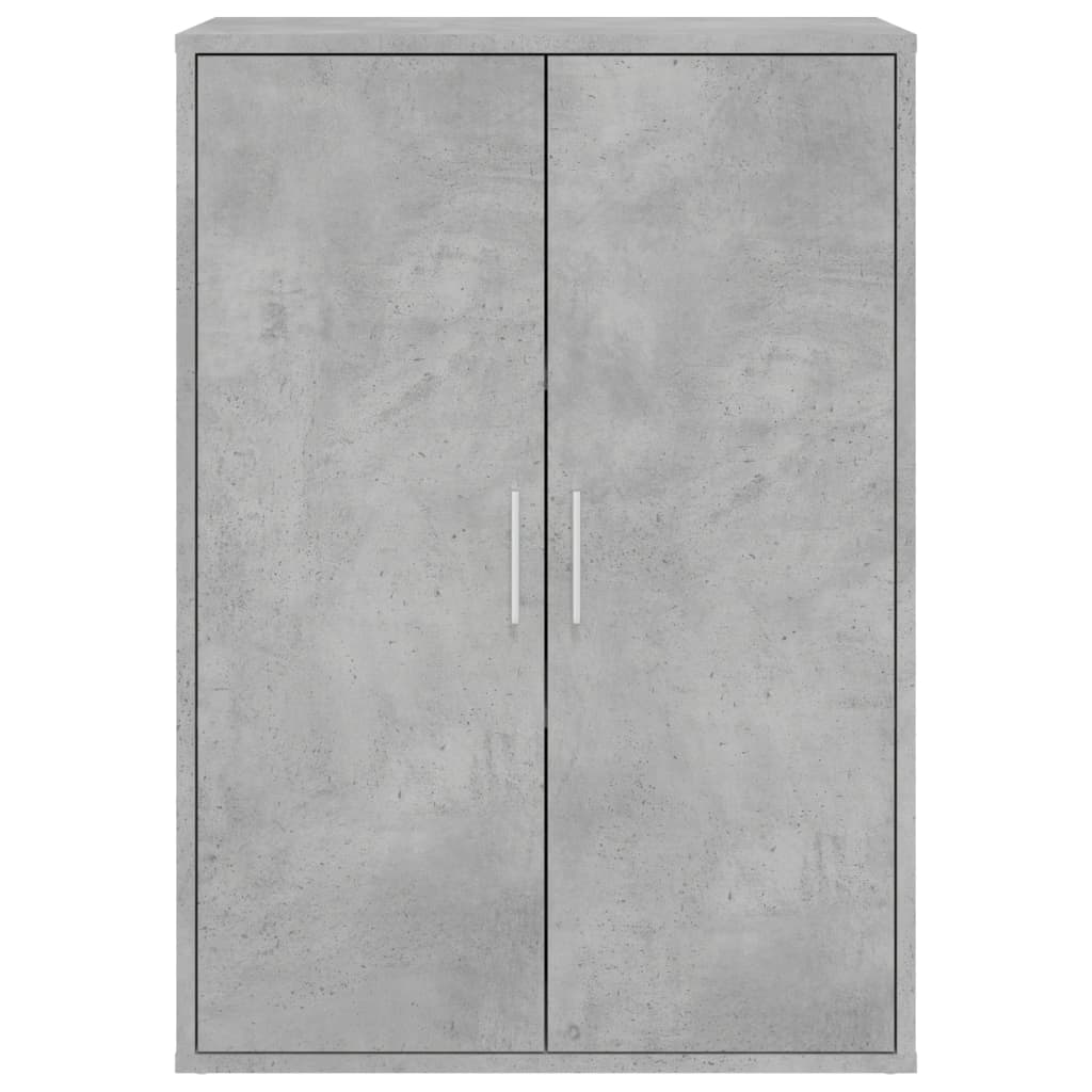 Credenze 2 pz Grigio Cemento 60x31x84 cm in Legno Multistrato 3276570